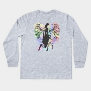 Angels of God- Angel of Death Kids Long Sleeve T-Shirt